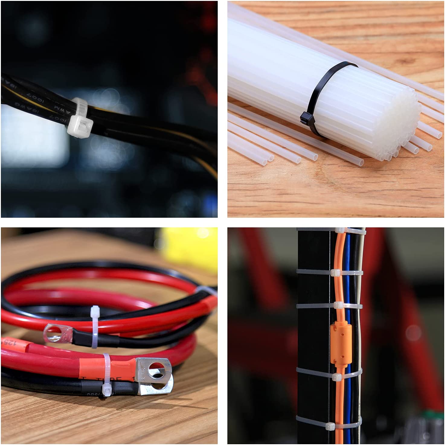 Разъединяемые кабельные стяжки с покрытием и без покрытия Разъединяемые кабельные стяжки из нержавеющей стали